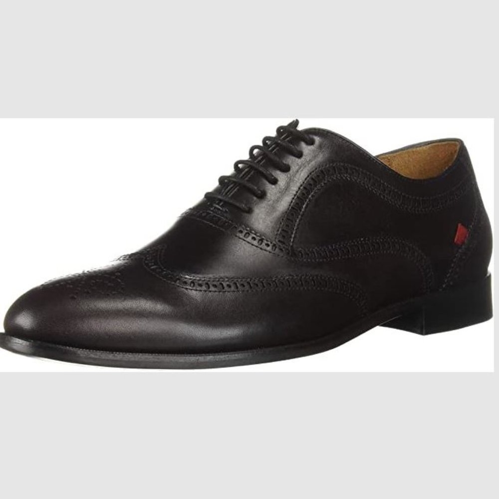 MARC JOSEPH NEW YORK Men's Leather Madison Lace-up - Wine Brushed Nappa US 9.5